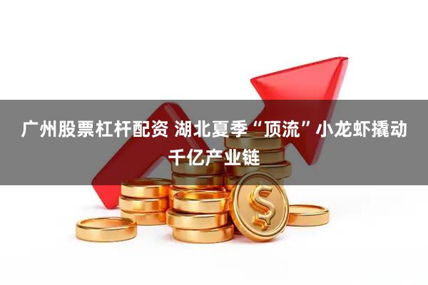 广州股票杠杆配资 湖北夏季“顶流”小龙虾撬动千亿产业链